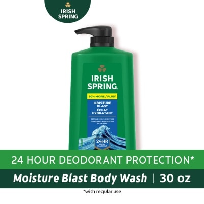 IRISH SPRING Moisture Blast Moisturizing Face + Bodywash 30oz