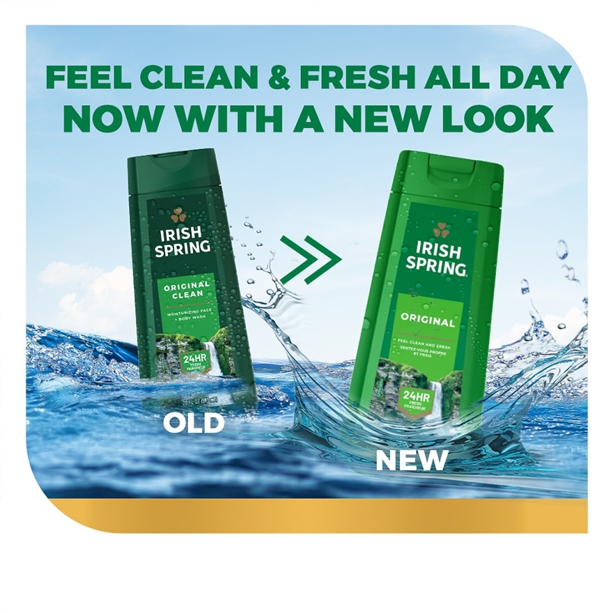 Irish Spring Original Clean Body Wash 20 oz. image