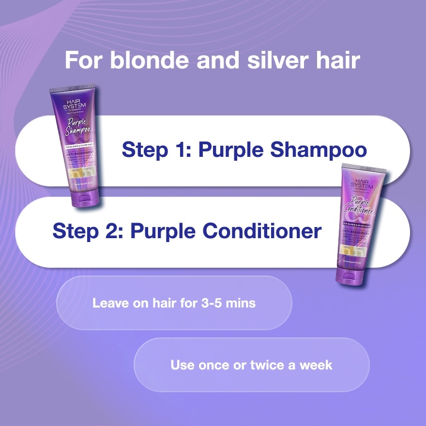 WATSONS Hair System Purple Conditioner 250ml image