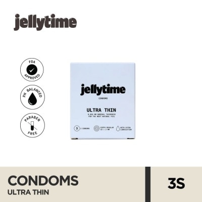 JELLY TIME JELLYTIME Ultra-Thin Condoms Pack 3s