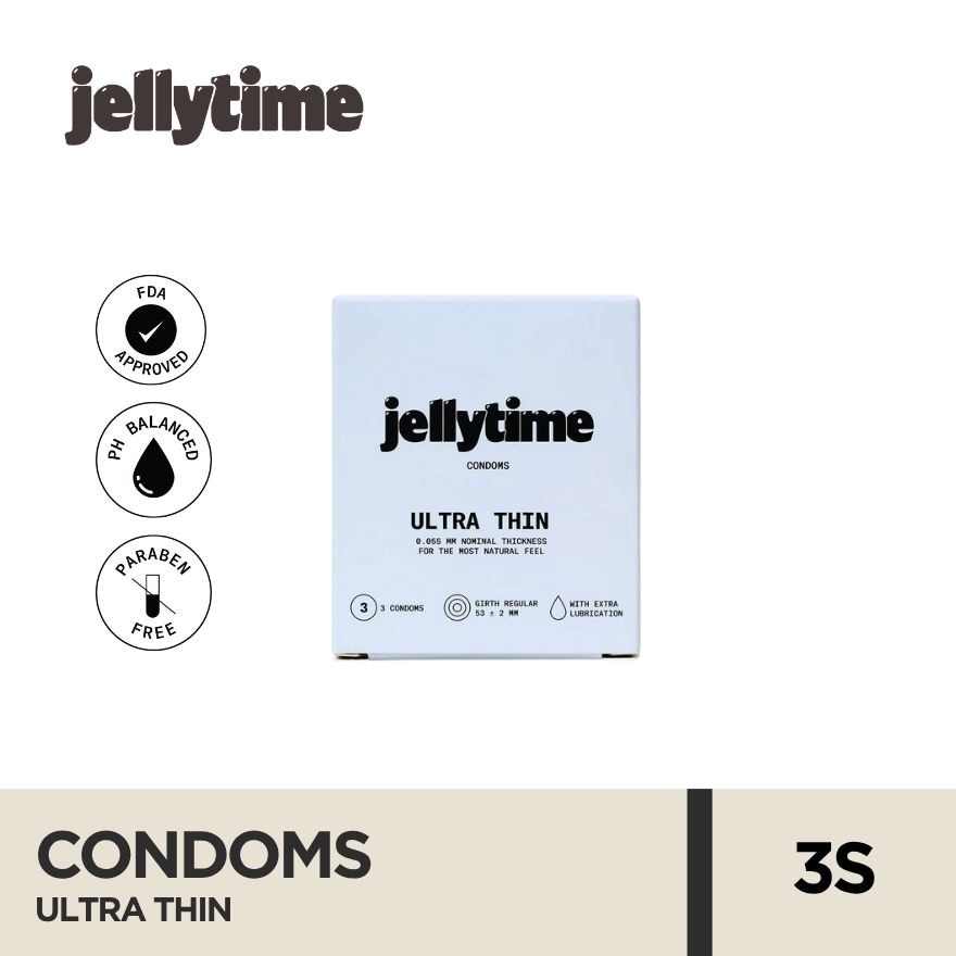 JELLYTIME Ultra-Thin Condoms Pack 3s