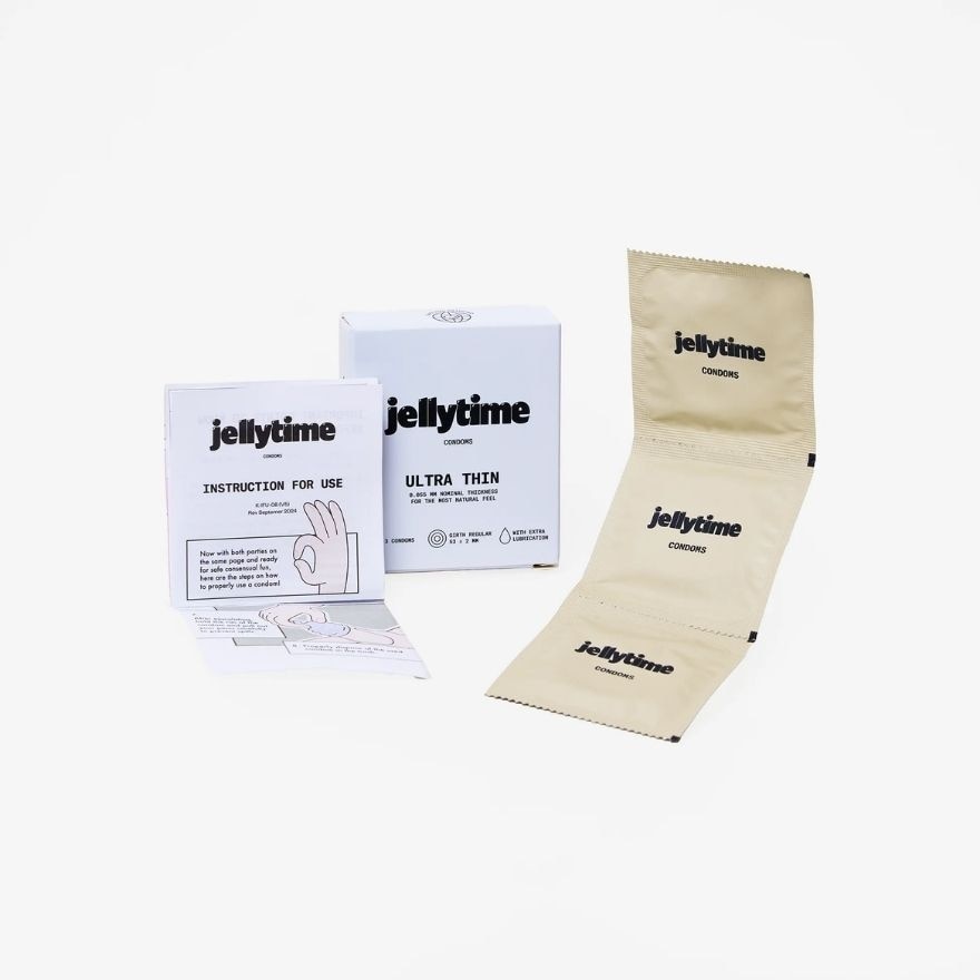 JELLYTIME Ultra-Thin Condoms Pack 3s