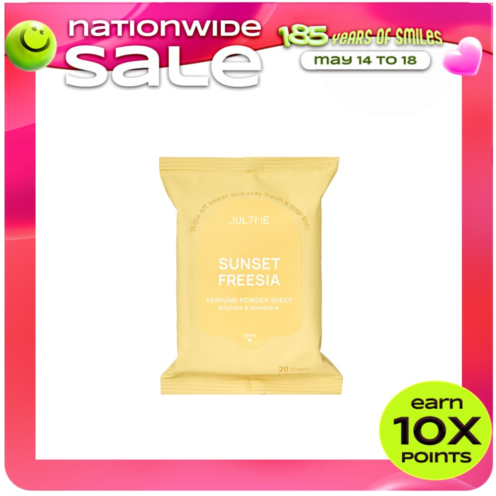 JULY ME Perfume Powder Sheet Sunset Freesia 20s