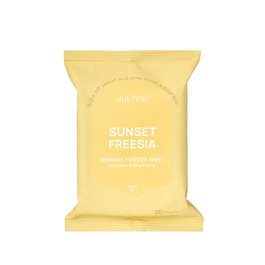 JULY ME Perfume Powder Sheet Sunset Freesia 20s