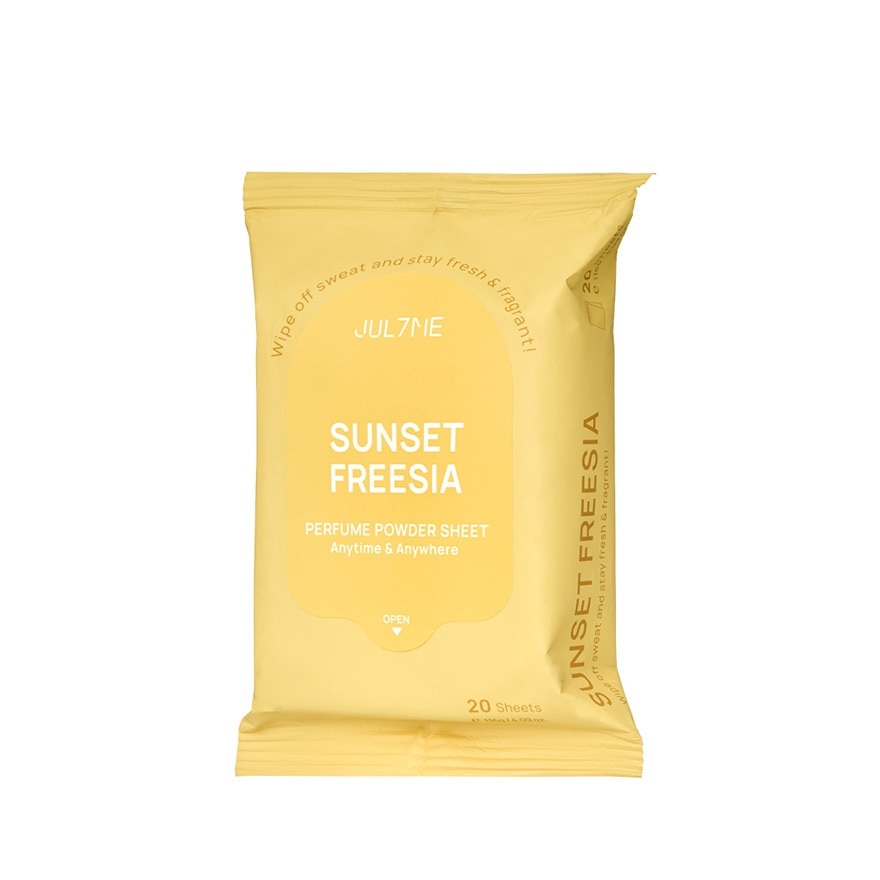 JULY ME Perfume Powder Sheet Sunset Freesia 20s