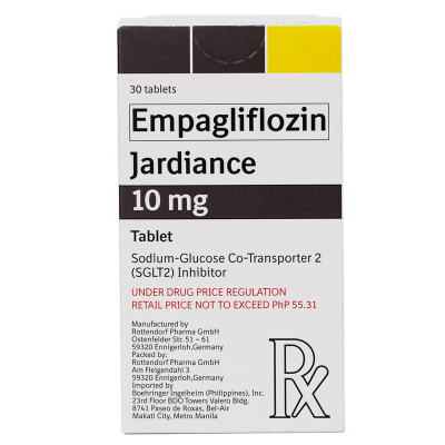 JARDIANCE JARDIANCE  Empagliflozin 10mg 1 Filmcoated Tablet [PRESCRIPTION REQUIRED]