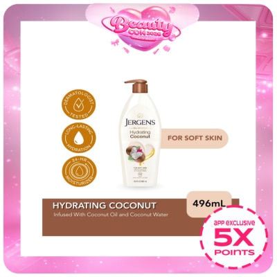 JERGENS - Oil Infused Hydrating Coconut 496ml