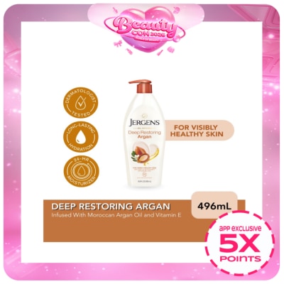JERGENS - Oil-Infused - Deep Restoring Argan 496ml