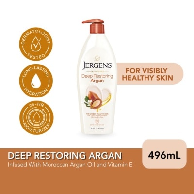 JERGENS Oil-Infused - Deep Restoring Argan 496ml