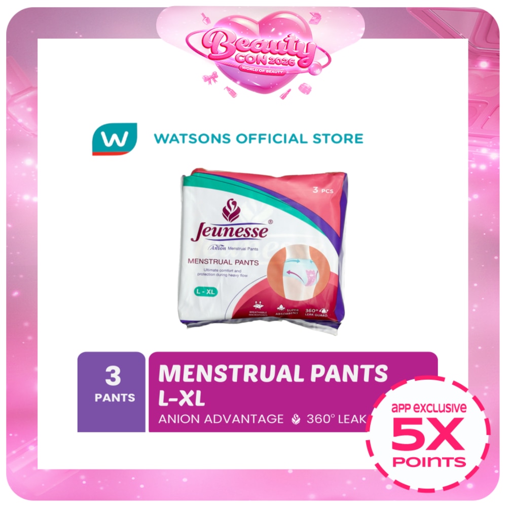 JEUNESSE Anion Menstrual Pants L-XL