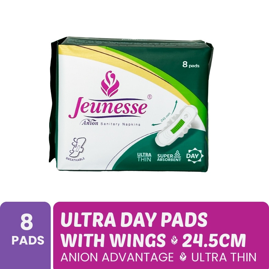 Anion Sanitary Napkins Ultra Thin Super Absorbent 8 Day Pads