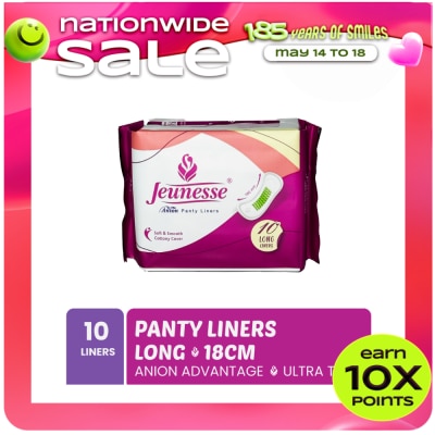 JEUNESSE - Anion Pantyliners Long 10's