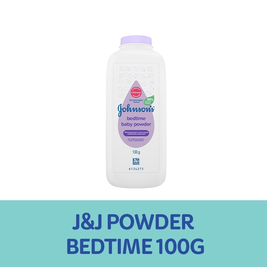 Johnson's Bedtime Baby Powder 100g - Baby Essentials, Baby Care