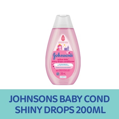 JOHNSONS BABY Johnson's Active Kids Shiny Drops Baby Conditioner 200ml - Conditioner for Kids, For Kids Bath