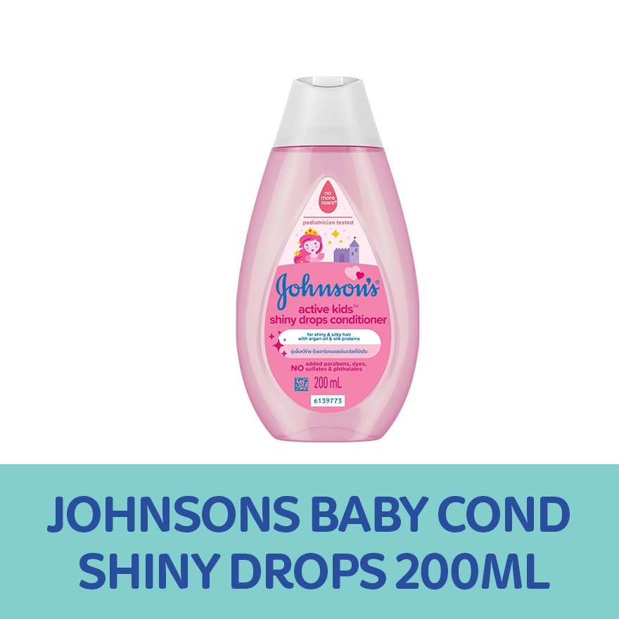 Johnson's Active Kids Shiny Drops Baby Conditioner 200ml - Conditioner for Kids, For Kids Bath