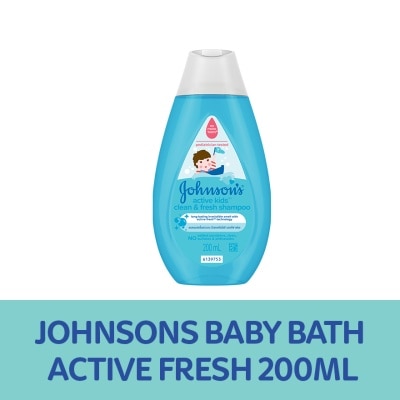 JOHNSONS BABY Johnson's Active Kids Clean & Fresh Bath 200ml-Baby Essentials, Baby Care, Kids Wash, Kids Body Wash