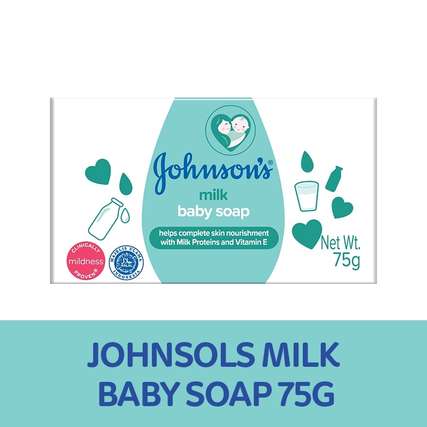 JOHNSONS BABY Milk Baby Soap 75g