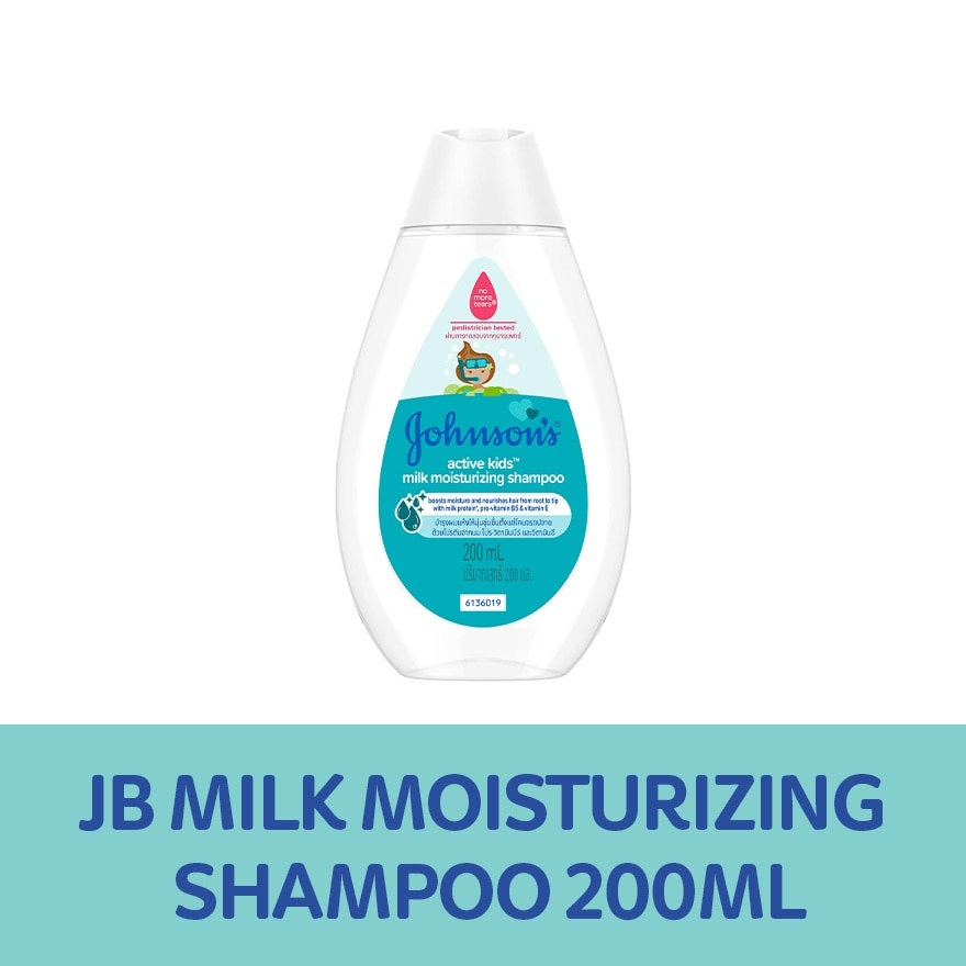 JOHNSONS BABY Milk Moisturizing Shampoo 200ml