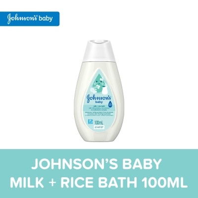 JOHNSONS BABY - Johnson's Milk + Rice Baby Bath 100ml - Baby Essentials, Baby Care, Baby Wash, Body Wash For Baby