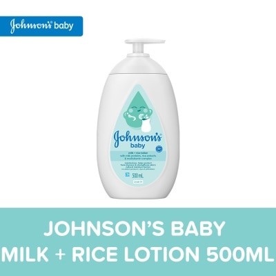 JOHNSONS BABY - Johnson's Milk+Rice Baby Lotion 500ml-Lotion for Baby,Baby Essentials,Baby Body Lotion,Milk Lotion