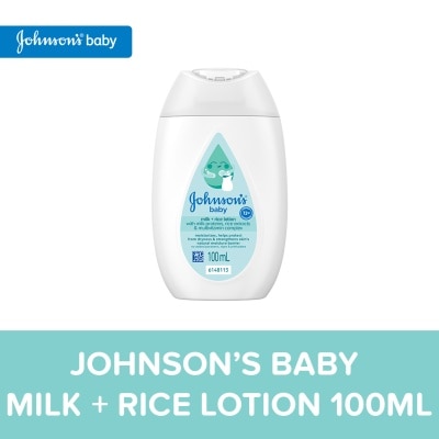 JOHNSONS BABY - Johnson's Milk+Rice Baby Lotion 100ml-Lotion for Baby,Baby Essentials,Baby Body Lotion,Milk Lotion