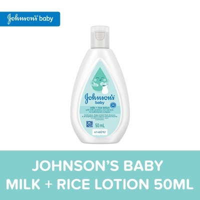 JOHNSONS BABY - Johnson's Milk+Rice Baby Lotion 50ml-Lotion for Baby,Baby Essentials,Baby Body Lotion,Milk Lotion