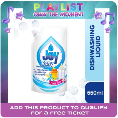 JOY DISH WASHING - JOY DISH WASHING Joy Baby Dishwashing Liquid 550ml Refill