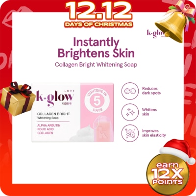 K GLOW Collagen Bright Whitening Soap 90g
