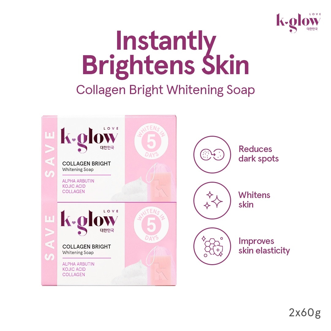 Collagen Bright Whitening Soap (2x60g)