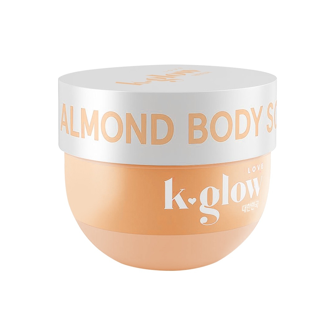 K GLOW Almond Body Scrub Lemon Kojic 300ml