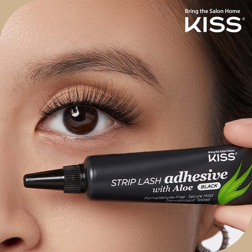 Strip Lash Adhesive with Aloe Black