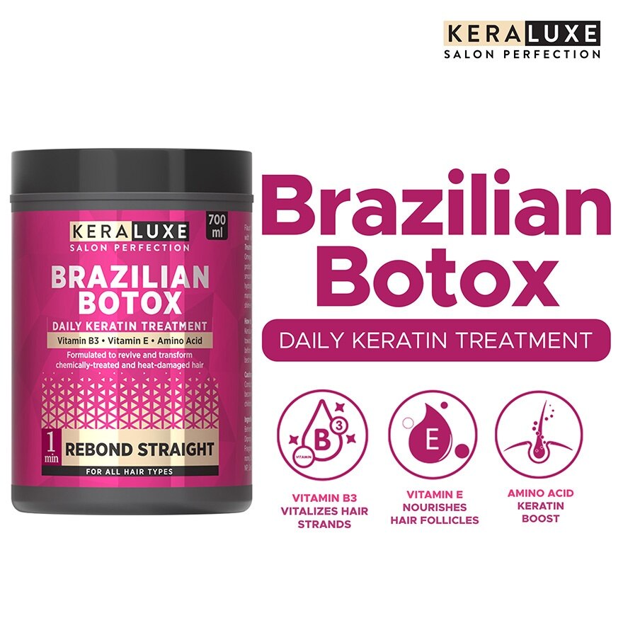 KERA LUXE, KERA LUXE Salon Perfection Brazillian Botox Daily Keratin ...
