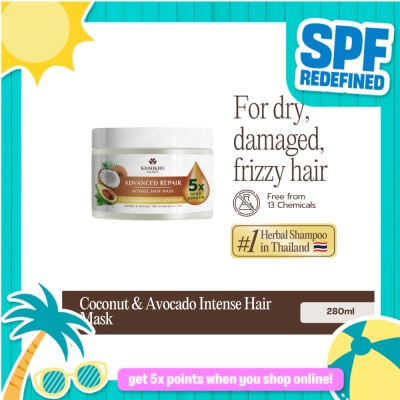 KHAOKHO TALAYPU - Khaokho Talaypu Advanced Repair Intense Hair Mask Coconut & Avocado 280mL