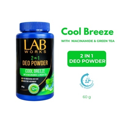 LABWORKS LABWORKS 2 in 1 Deo Powder Cool Breeze 60g image