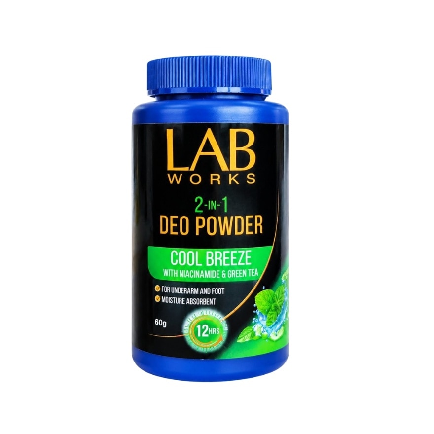 LABWORKS 2 in 1 Deo Powder Cool Breeze 60g image