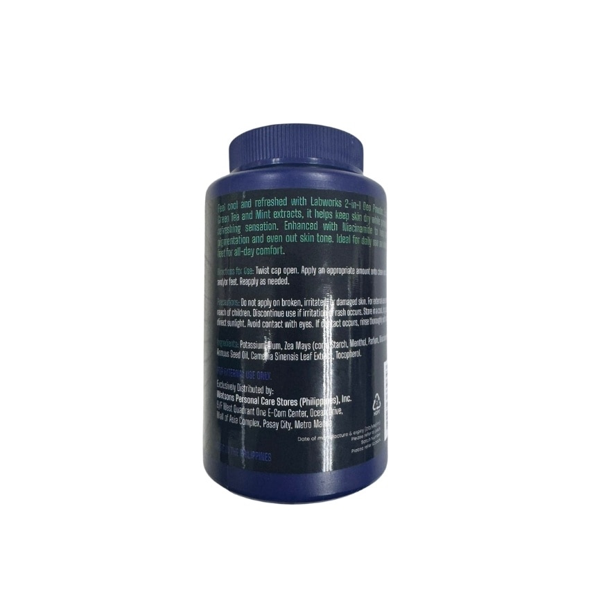 LABWORKS 2 in 1 Deo Powder Cool Breeze 60g image