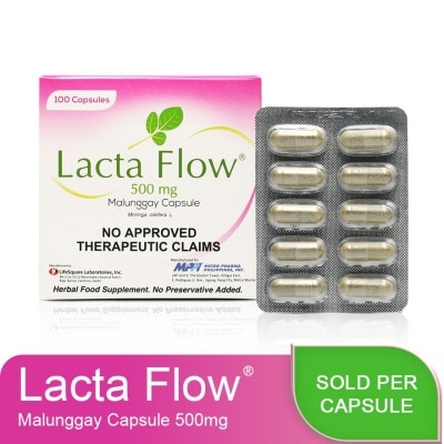 LACTA FLOW LACTA FLOW Lacta Flow 500mg Capsule Sold Per Piece