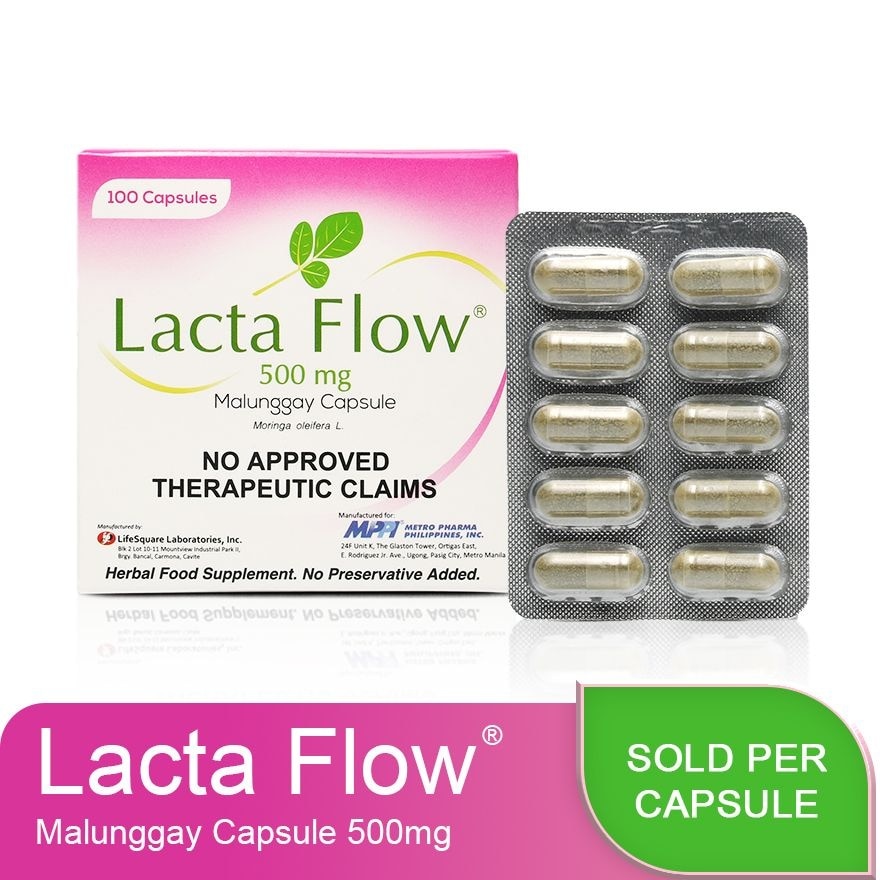 LACTA FLOW Lacta Flow 500mg Capsule Sold Per Piece