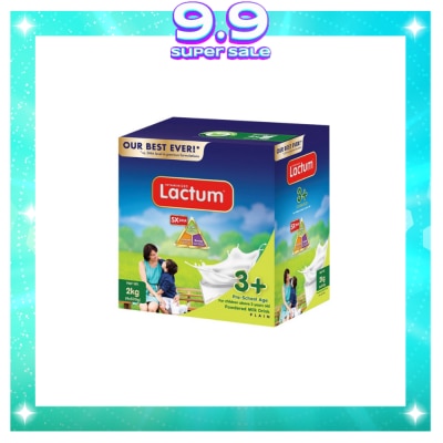 LACTUM LACTUM Plain Milk Supplement Powder for 3+ Years Old 2kg
