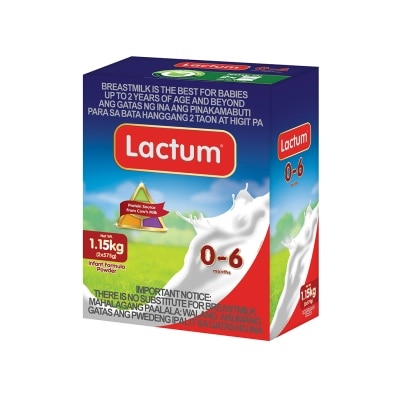 LACTUM LACTUM Infant Formula Powder for 0-6 Months Old 1.15kg