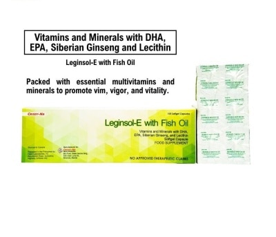 LEGINSOL E with Fish Oil 1 Softgel Capsules (sold per piece)
