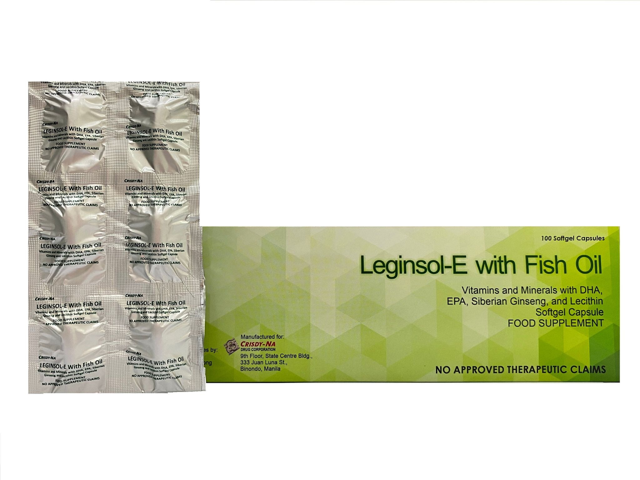 E with Fish Oil 1 Softgel Capsules (sold per piece)