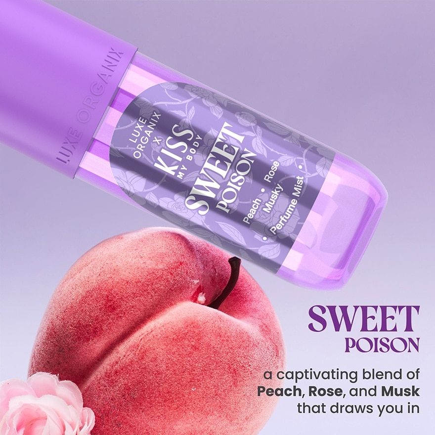 LUXE ORGANIX Kiss My Body Sweet Poison Perfume Mist 88ml image