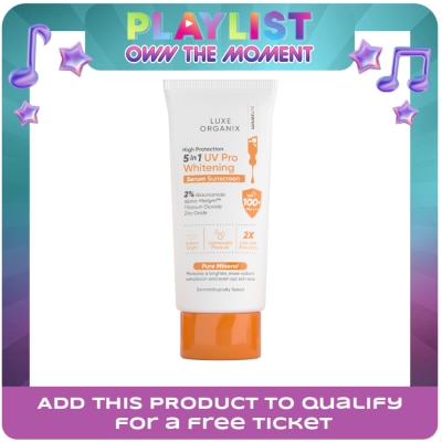 LUXE ORGANIX - LUXE ORGANIX 5in1 UV Pro Whitening Serum Sunscreen SPF 100 PA+++ 40ml