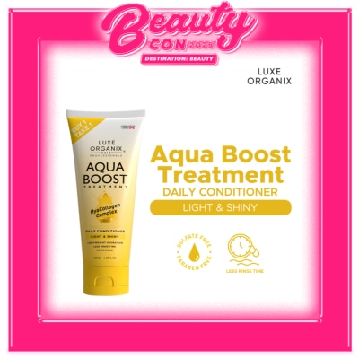 LUXE ORGANIX Aqua Boost Hair Treatment Aqua Light and Shiny 180ml