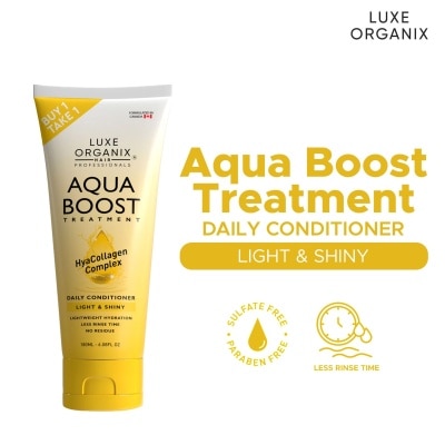 LUXE ORGANIX Aqua Boost Hair Treatment Aqua Light and Shiny 180ml