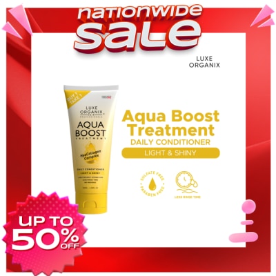 LUXE ORGANIX Aqua Boost Hair Treatment Aqua Light and Shiny 180ml