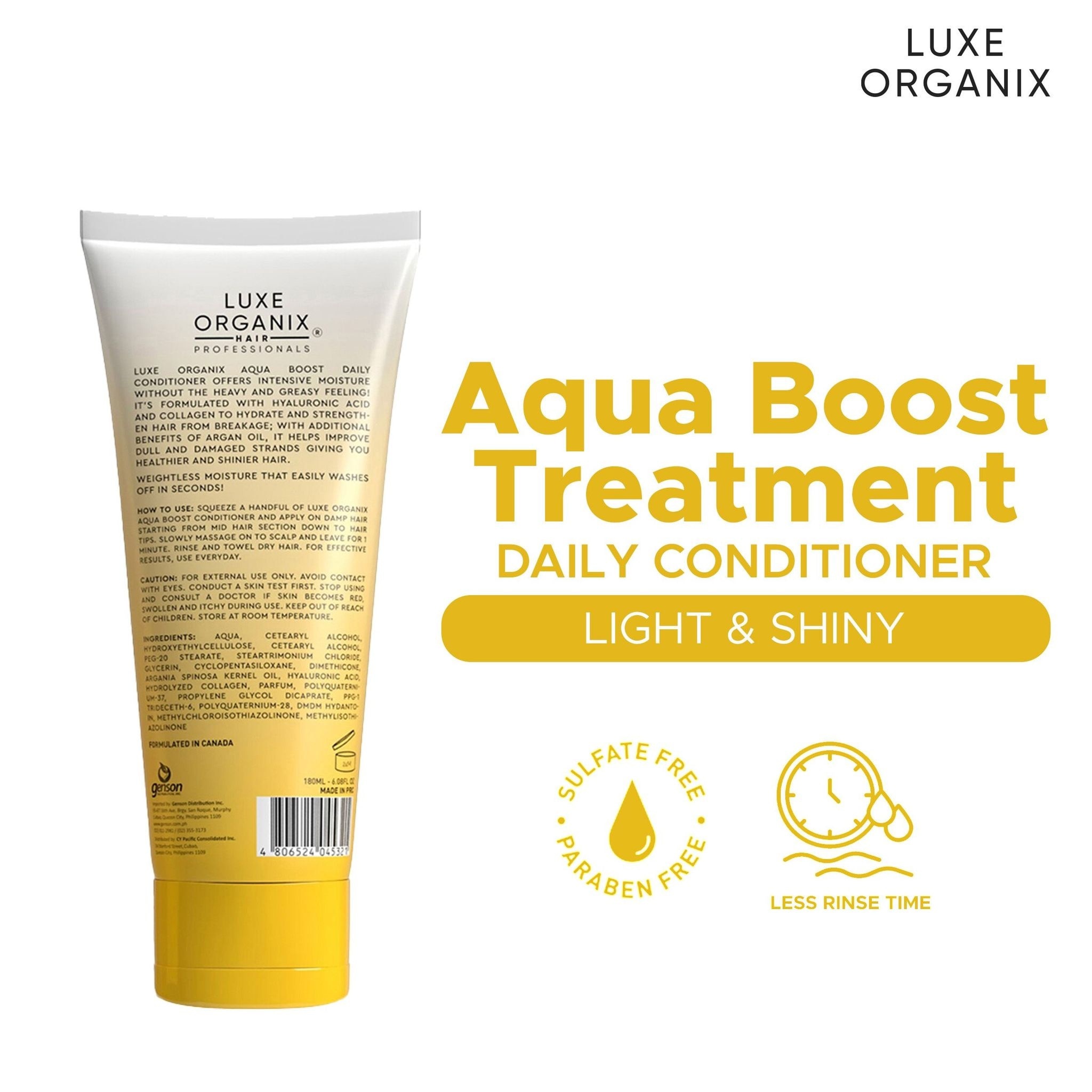 Aqua Boost Hair Treatment Aqua Light and Shiny 180ml