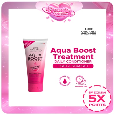 LUXE ORGANIX - Aqua Boost Hair Treatment Aqua Light and Straight 180ml