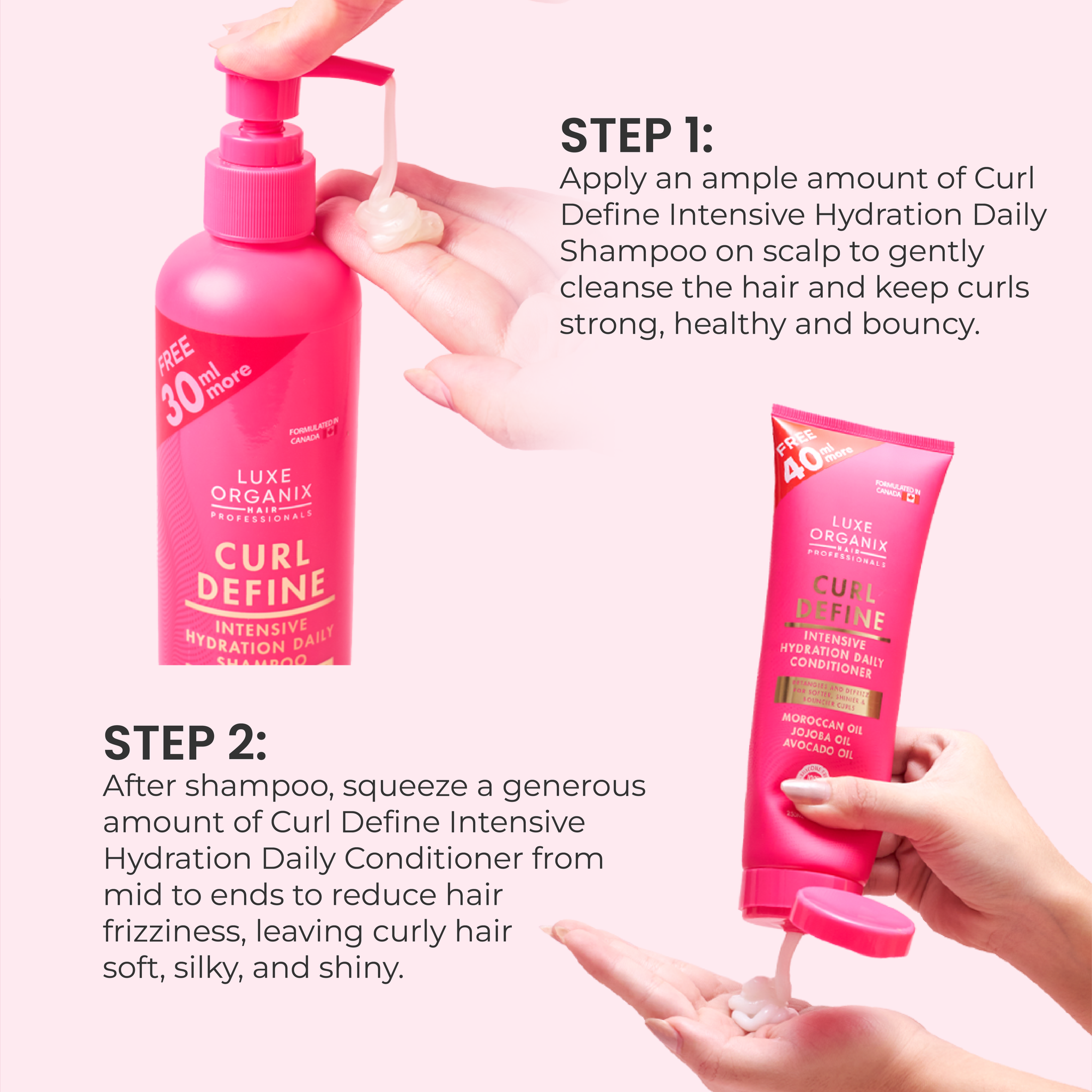 Luxe Organix Premium Keratin Curl & Define Essence 120ml